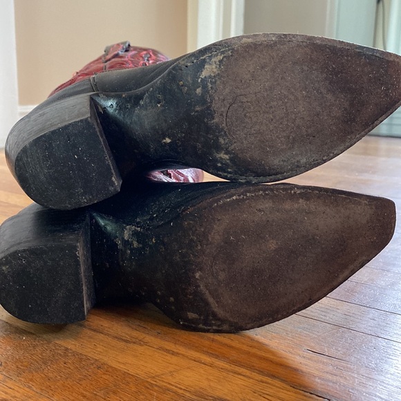 Dan Post Two Tone Western Boots - Picture 7 of 8